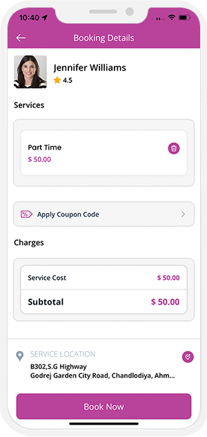 choose service categories