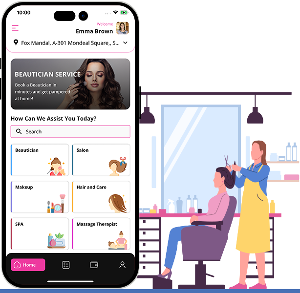 Beautician Booking App