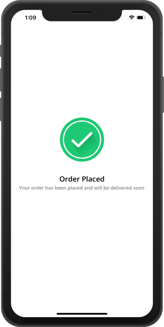 order place notification