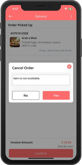 Order Cancellation