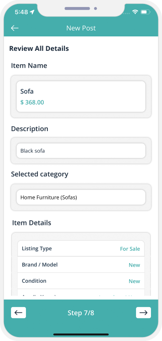 choose service categories