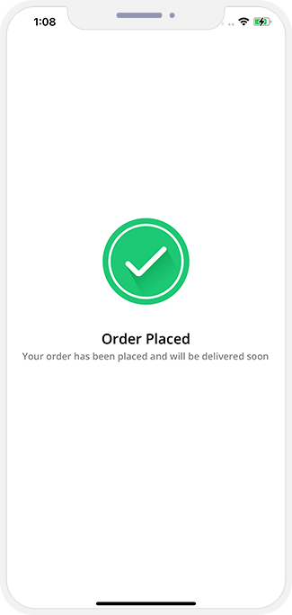 order place notification