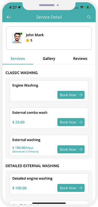 choose service categories