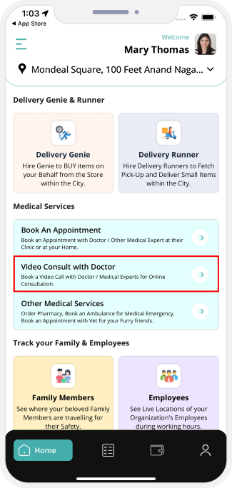 choose service categories