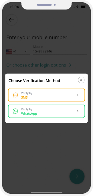 Select booking location