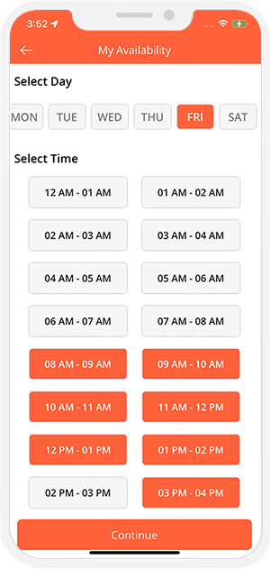 provider manage work location