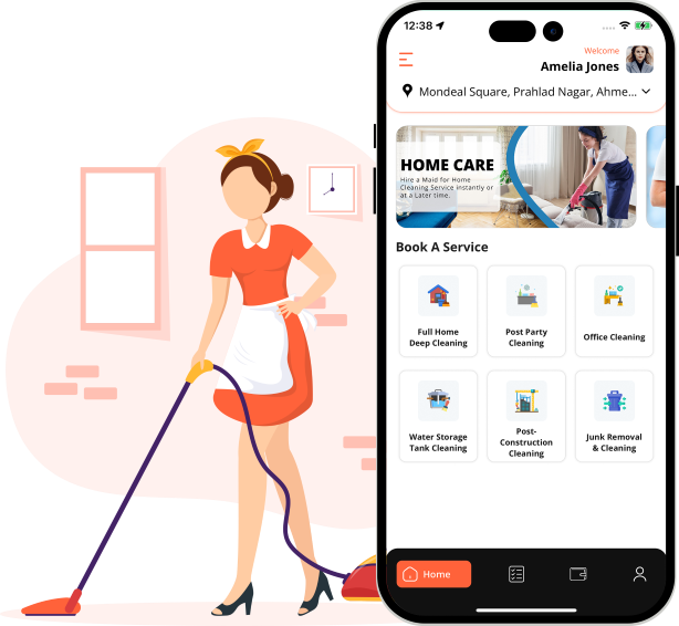 house cleaning app development