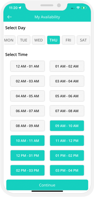 provider manage work location