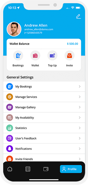 provider app menu