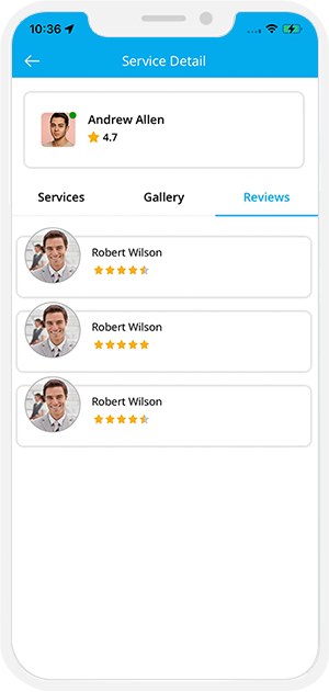 choose service categories