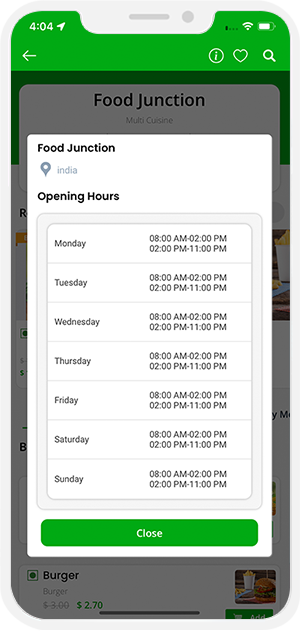 see timeslots for any Store