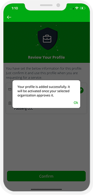 review your Profile