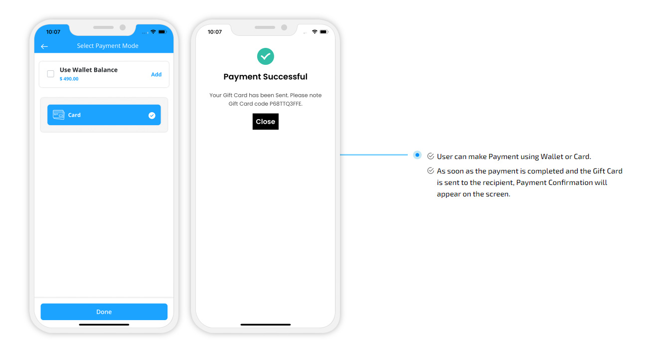 payment confirmation