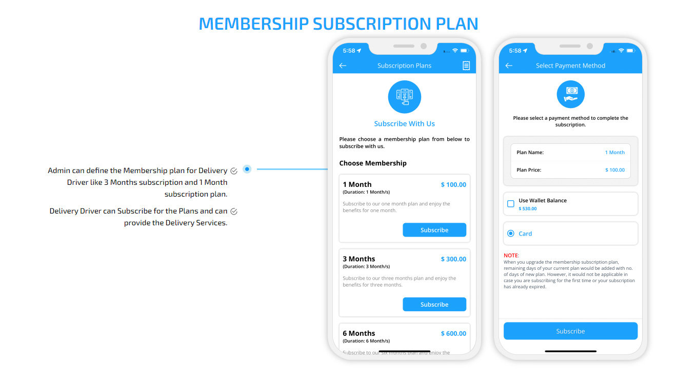 membership subscription plan