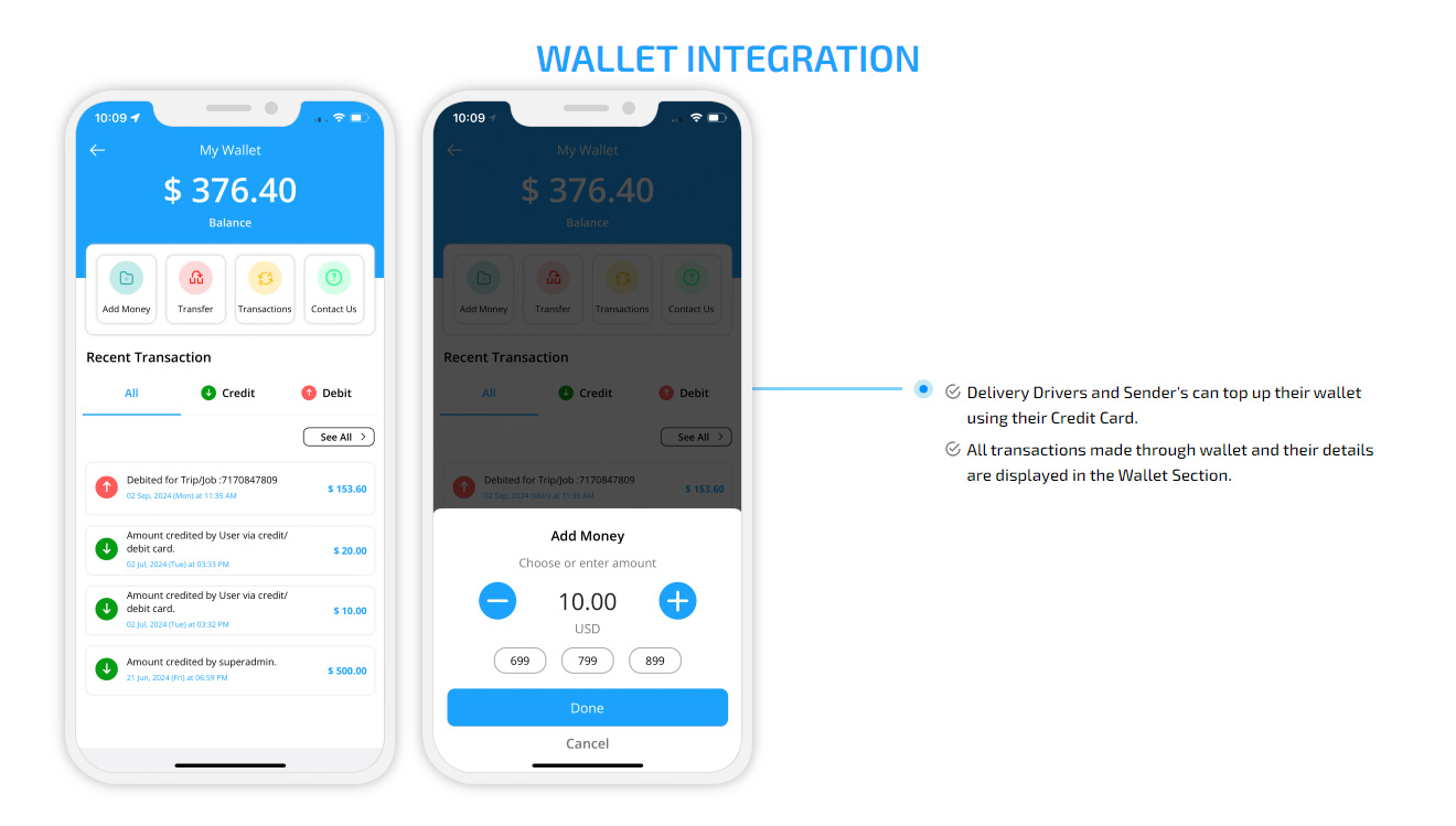 wallet integration