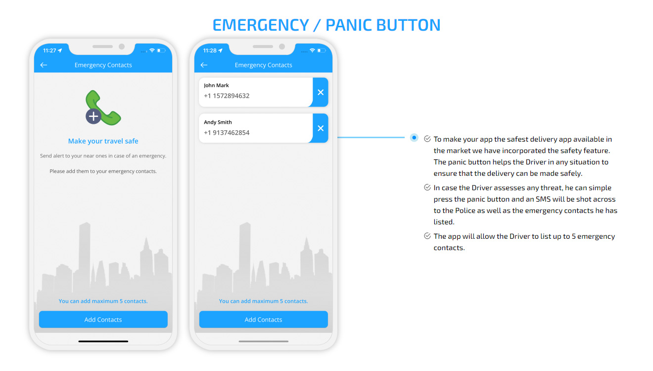 emergency contact details