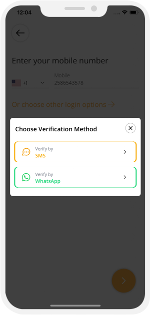 Select booking location