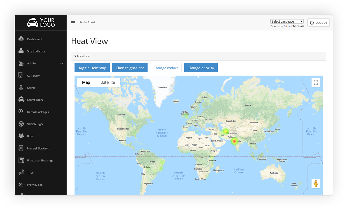 Uber Heat Map