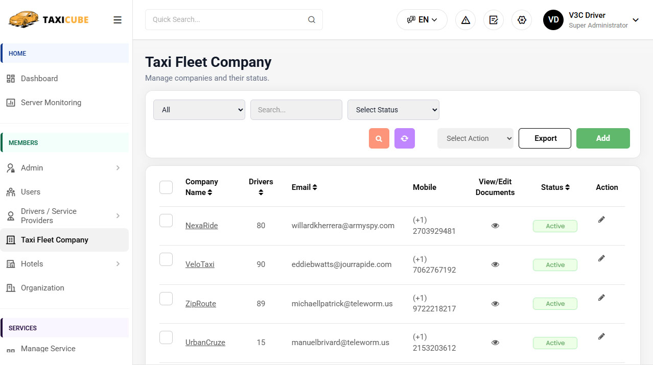 Fleet Company Management Fleet Company Management