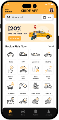 how taxi app works?