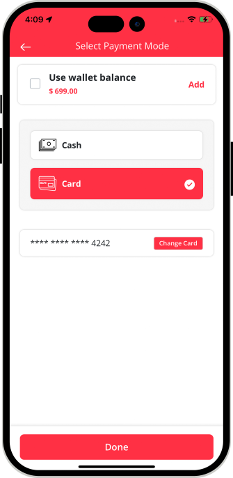 use choose payment method