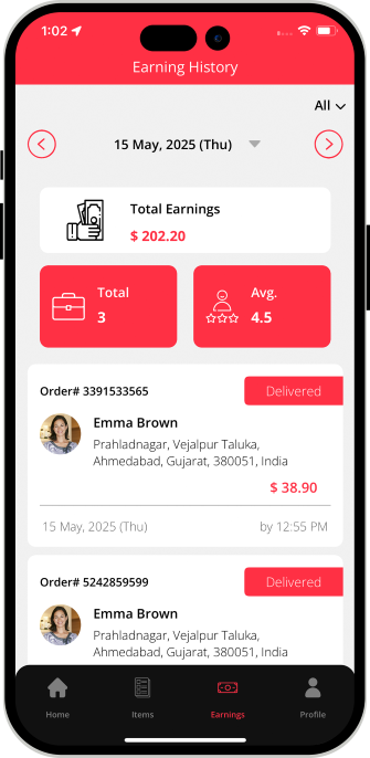 Stores see earning history