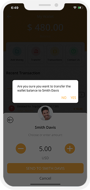 transfer wallet balance