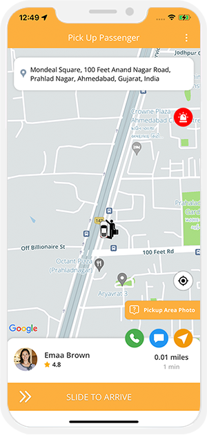 driver can change status of location