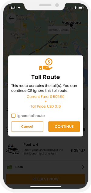 toll calculation